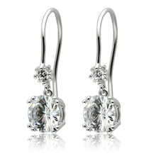 Cargar imagen en el visor de la galería, TK3W085 - Stainless Steel Earrings with AAA Grade CZ  in Clear