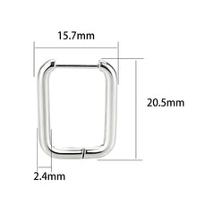 Cargar imagen en el visor de la galería, TK3841 - High Polished Minimalist Stainless Steel Earrings
