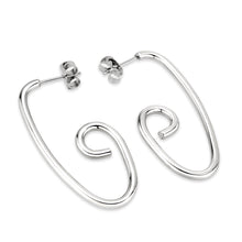 Cargar imagen en el visor de la galería, TK3843 - High Polished Minimalist Stainless Steel Earrings