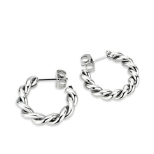 Cargar imagen en el visor de la galería, TK3845 - High Polished Minimalist Stainless Steel Earrings