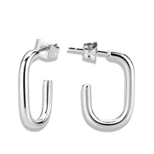 Cargar imagen en el visor de la galería, TK3846 - High Polished Minimalist Stainless Steel Earrings