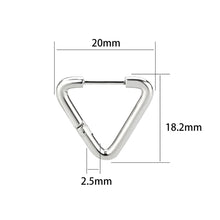 Cargar imagen en el visor de la galería, TK3847 - High Polished Minimalist Stainless Steel Earrings