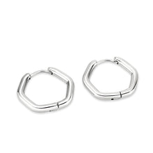 Cargar imagen en el visor de la galería, TK3849 - High Polished Minimalist Stainless Steel Earrings