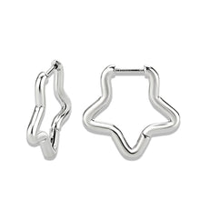Cargar imagen en el visor de la galería, TK3851 - High Polished Minimalist Stainless Steel Earrings