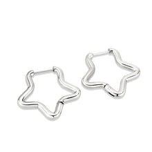 Cargar imagen en el visor de la galería, TK3851 - High Polished Minimalist Stainless Steel Earrings
