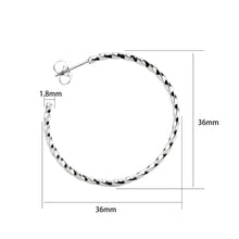Cargar imagen en el visor de la galería, TK3852 - High Polished Minimalist Stainless Steel Earrings