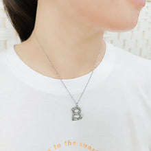 Cargar imagen en el visor de la galería, TK3853B High Polished Stainless Steel Chain Initial Pendant - Letter B