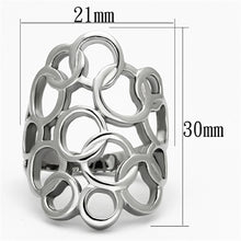 Cargar imagen en el visor de la galería, TK939 - High polished (no plating) Stainless Steel Ring with No Stone